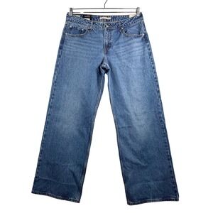 Levi's Low Loose Jeans sz 31 Blue Straight Leg baggy Relaxed Y2K 90s